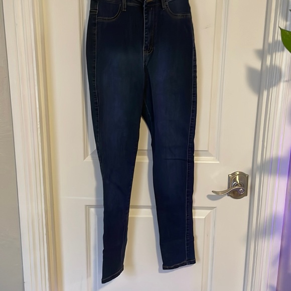 Fashion nova high rise denim size 7 (length altered) - Picture 1 of 2